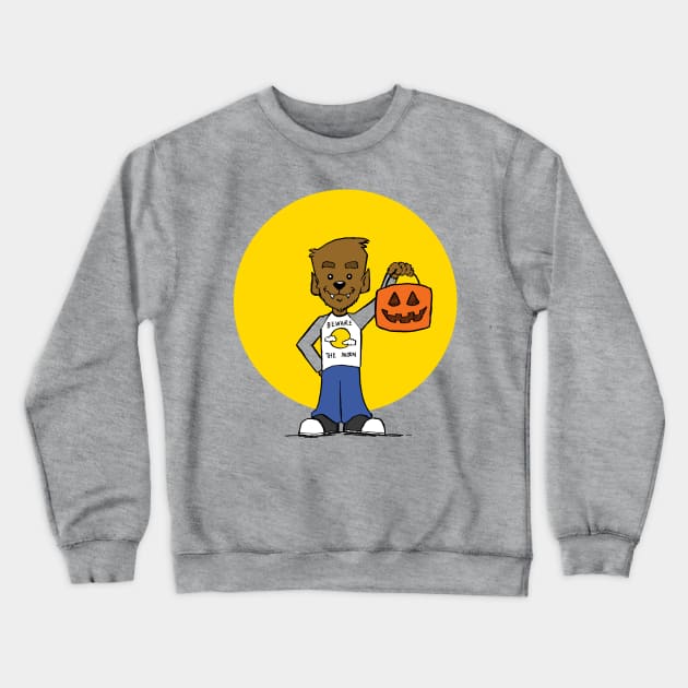 Wolfie Crewneck Sweatshirt by batfan